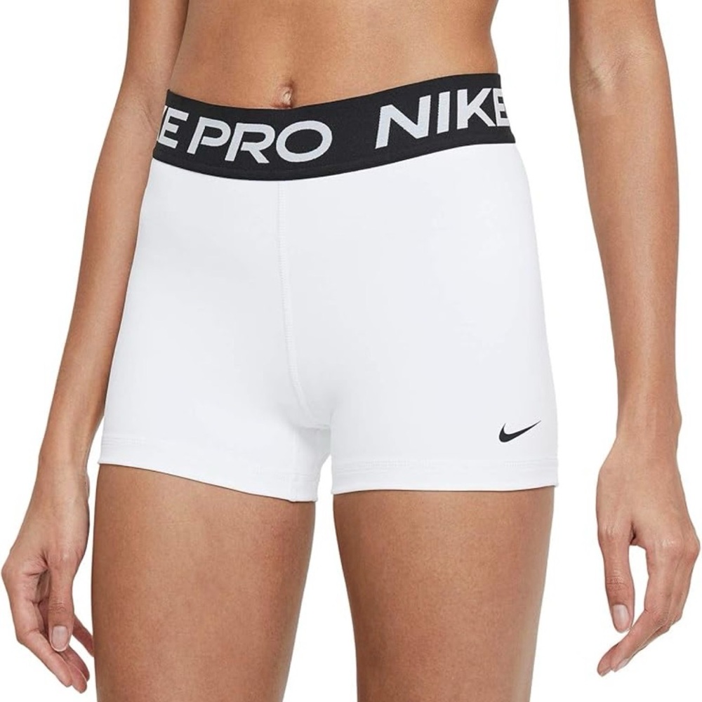 Nike Women's White Athletic Shorts